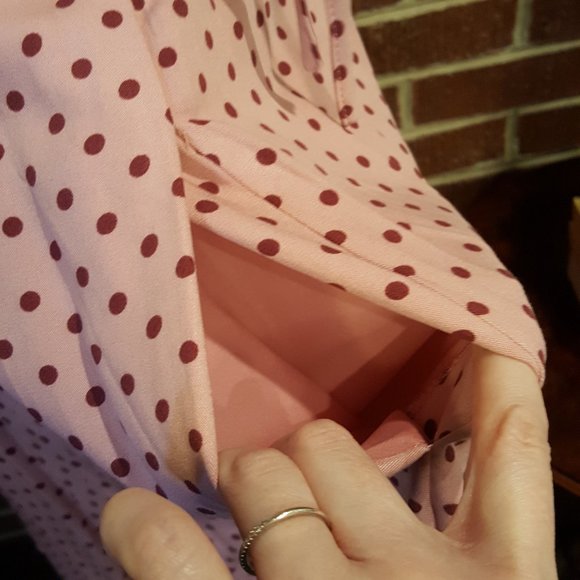 Gal Meets Glam Corinne Polka Dot Midi Dress 10 NWT - Picture 6 of 10